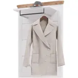 inn.furn Garderobenpaneel weiß Eiche, 79 cm, Garderobe, Garderobenpaneele, Garderobenpaneele