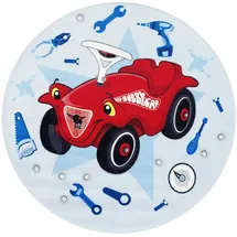 Big Bobby Car Kinderteppich hellblau in 100 cm rund,