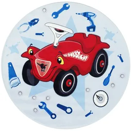 Big Bobby Car Kinderteppich hellblau in 100 cm rund,