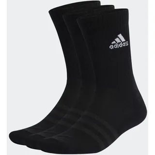 adidas Cushioned Crew Socken 3er Pack Black / White 19-21