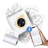 Bisofice L8 Mini Drucker Für Smartphone, Mobiler Fotodrucker, Mini Fotodrucker Thermodrucker Für Foto, Lernhilfe, Journal, Notizen, Liste, Meno, Kompatibel Mit Android,iOS