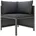 Garten-Lounge-Set 3-tlg