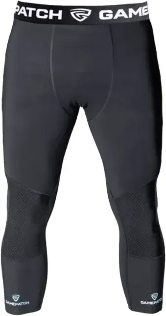 Gamepatch 3/4 Abrasiresistant Tights Tight Schwarz