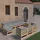 vidaXL Garten-Lounge-Set 10-tlg. natur/grau 3077164