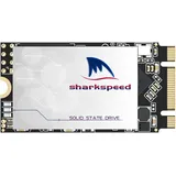 S SHARKSPEED SSD M.2 2242 256GB Festplatte intern 3D NAND SATA III 6 Gb/s,Hohe Leistung Solid State Drive für Desktop PC und Laptop(256GB, M.2 2242)