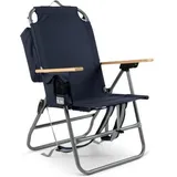 Sport-Brella Klappstuhl mit Kühler - Strandstuhl - 90 cm - Marineblau Einheitsfarbe No Size