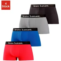 Bruno Banani Boxer »Boxershorts für Herren«, 4 Stk., mit Kontrast-Webbund