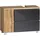 Held Waschbeckenunterschrank, Varese B: 85 cm, Grau/Eiche Wotan,