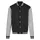 URBAN CLASSICS 2-tone College Sweat Jacke Black / Gray M