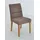 K+W Komfort & Wohnen "GOBY", braun (schlamm, wildeiche natur), B:49cm T:66cm, Stühle, 4-Fuß-Holzstuhl in Wildeiche geölt, mit hochwertiger Polsterung