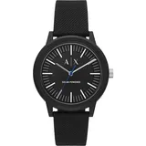 Armani Exchange Herren-Uhren Analog Solar One Size Schwarz 32018341