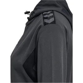 hummel Authentic PL ZIP HOODIE WOMAN asphalt L