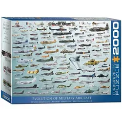 Eurographics 8220-0578 - Militärflugzeuge, Puzzle, 2.000 Teile