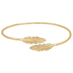 Elli Cuff Oberarm Feder Boho Festival Sommer 925 Silber 24 Damen 