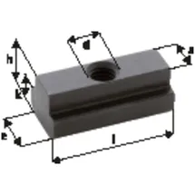 AMF T-Nutenstein Nr.508L M 6x 8 lange Form