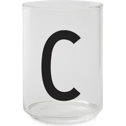 Aj Wasserglas Buchstabe C
