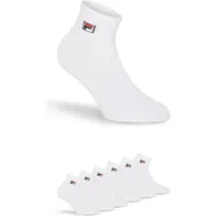 Fila UNISEX QUARTER PLAIN SOCKS 6er Pack Weiß 43-46