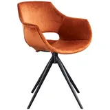 Velvet drehbar cognac