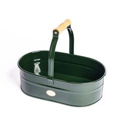 Gefäß oval 4L für Gartenutensilien British Racing Green