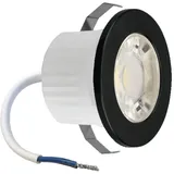 Braytron Mini LED Einbauleuchte 3 Schwarz Aluminium