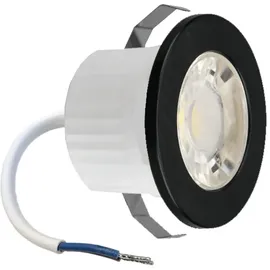 Braytron Mini LED Einbauleuchte 3 Schwarz Aluminium