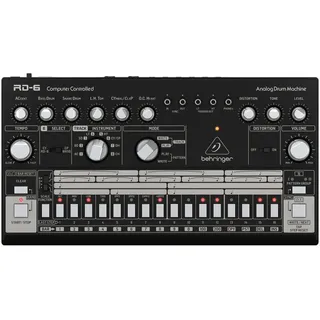 Behringer Synthesizer (Groove-Tools, Drumcomputer), RD-6 BK Rhythm Designer - Drum Computer