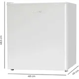 Cecotec GrandCooler Minikühlschrank 20 l 48,7 cm hoch Weiß