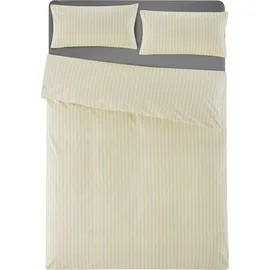 LeGer Home by Lena Gercke Linnea Streifendesign Gelb 135 x 200 cm + 2 x 40 x 80 cm