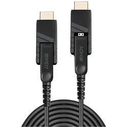 Lindy HDMI-Kabel - 50 m - Geschützter Hybridkupfer/Faseroptik