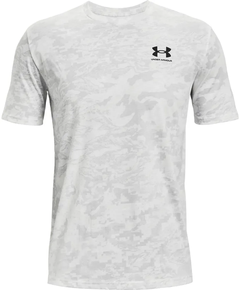 Under Armour Men's UA ABC Camo Short Sleeve white mod gray (100) XL Tall