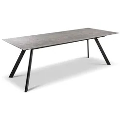 Komfort & Wohnen Esstisch Long Beach 240 x 100 cm HPL Schwarz