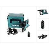 Makita DHR 281 T4J Akku Kombihammer 36V (2x 18V) 2,8J SDS plus Brushless + 4x Akku 5,0Ah + Makpac - ohne Ladegerät