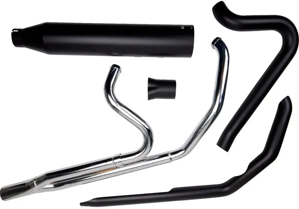 Khrome Werks Outlaw-sr Harley Davidson Flh 1868 Abs 2021/flhfb 1868 Abs 2023 Nicht Homologiertes Vollständiges Auspuffsystem - Black - Not Homologated