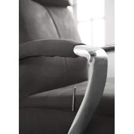 W.Schillig Relaxsessel "rumbaa", grau (anthrazit z69), B:73cm H:115cm T:84cm, Longlife Xtra-Leder Z69: Das feinnarbige, gedeckte Softleder Z69 besticht durch seine außergewöhnliche Weichheit im trendigen »Vintage-Look«, Hautstärke 0, 9 - 1, 1 mm, Sessel,