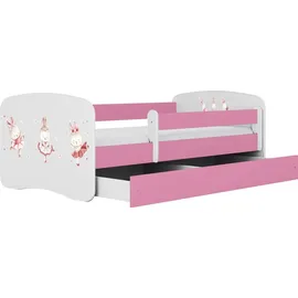 raumhirsch furniture Kinderbett Raumhirsch 80 x 180 cm Holzwerkstoff rosa