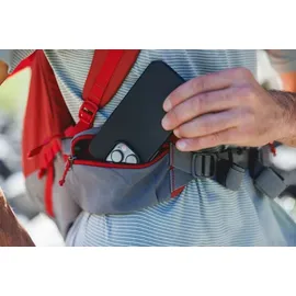 Ruffwear Hitch Hiker Hundegeschirr inkl. Rucksack (Größe XS, rot)