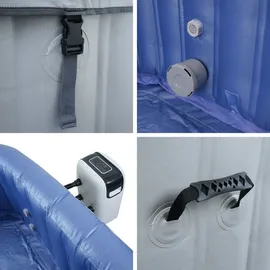 MCW N97 Ø 198 x 67 cm eckig Grau-Blau