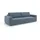 TRENDMANUFAKTUR Big-Sofa "Bourbon, Designsofa, Mega Sofa mit tollem Sitzkomfort, Breite 264cm", blau (blau horizon), B:264cm H:84cm T:111cm, 100% Polyester, Sofas, Big-Sofa, mit extra hohem Sitzkomfort, in trendigem Cord Bezug erhältlich