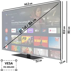 Telefunken QU65AN900M 65" QLED 4K UHD TV