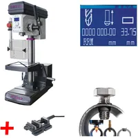 Optimum OPTIdrill DH 18V Set Tischbohrmaschine inklusive Maschinenschraubstock