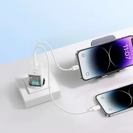 Baseus Fast Charger 40W USB-C GaN5 Branco