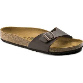 Birkenstock Madrid Birko-Flor schmal dunkelbraun 38