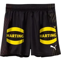 Puma DHB Shorts Jr With Sponsor puma black-puma red (02) 140