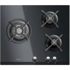 Whirlpool AKT 404/NB Schwarz, Integriert, Gaskochfeld, 3 Zonen,