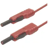 Hirschmann SKS Hirschmann MLB 200/1V rt Messleitung Lamellenstecker 4 mm Lamellenstecker 4mm 2.00m Rot 1St.