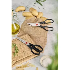 Zwilling TWIN L Vielzweckschere 20cm, Küchenschere für Rechts- und Linkshänder, Rostfreier Spezialstahl, Schwarz