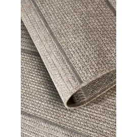 Villeroy & Boch Isabella In- & Outdoor Teppich Modern - Modernes Flachgewebe, Boho, Ethno, ÖKO-TEX Wetterfest & UV-beständig für Balkon, Terrasse, Garten – Natur Braun,