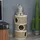 PawHut Tier-Zubehör braun Edelstahl B/H/L: ca. 37,5x37,5x70 cm - Braun