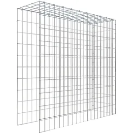 Gabiona C-Ring-Gabione-Anbaukorb Typ 4 100 x 100 x 30 cm Maschenw 5 x 10 cm