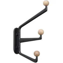 &Tradition Capture SC75 Garderobenhaken, graphit / eiche
